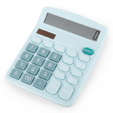 BB-02 소프트계산기 큰버튼 디지털 전자 사무용 계산기 (블루)