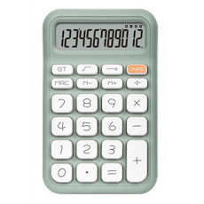 레트로 미니 기계식 계산기 탁상용 사무용 귀여운 감성 인테리어 전자 계산기 (그린)