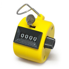 옐로우 컬러 플라스틱 수동 계수기 카운터