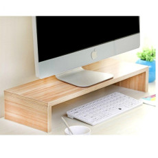 모니터 거치대 받침대 선반 데스크 정리 (우드)