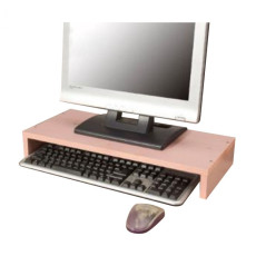 1단 모니터 받침대 핑크