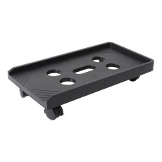 컴퓨터 이동 고정바퀴 쿨링받침대 PC캐리어 (블랙)