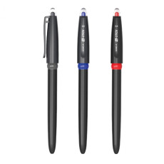 큐노크중성펜 Q스틱 캡형 0.5mm 볼펜 필기구 (파랑)