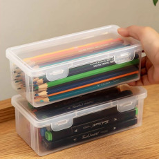 대용량 문구류 수납함 플라스틱 필통