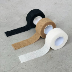 고탄력 자가접착 붕대 압박 밴드 테이프 2.5cm x 4.5m (화이트)